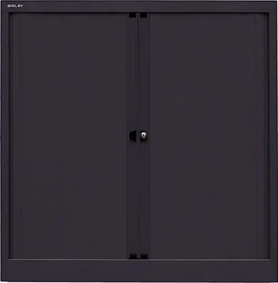 Produktbild von BISLEY Rollladenschrank EuroTambour Maße: 100 x 103 x 43 cm (B x H x T) Anzahl der Fachböden: 2 Fachböden