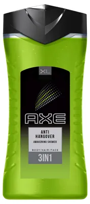 Zdjęcie produktu dla AXE Anti-Hangover, Żel pod prysznic, 400 ml, Dorośli, Mężczyźni, Ciało i włosy, Uniwersalne
