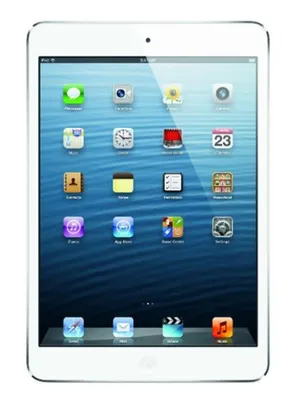 Produktbild von Apple iPad miniMD531FD/A 20,1 cm (7,9 Zoll) (IPS-Technologie (In-Plane-Switching)) 16 GB Tablet-PC - Apple A5 Prozessor - Weiß, Silber - iOS 6 - Multi-Touch 1024 x 768 Display - Bluetooth - LED Hintergrundbeleuchtung - Slate