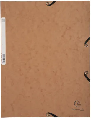 Produktbild von EXACOMPTA Eckspannermappe DIN A4 Karton tabak