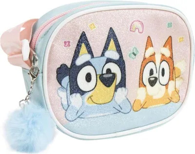 Produktbild von Bluey 3D Motiv Umhängertasche für Jungen & Mädchen
