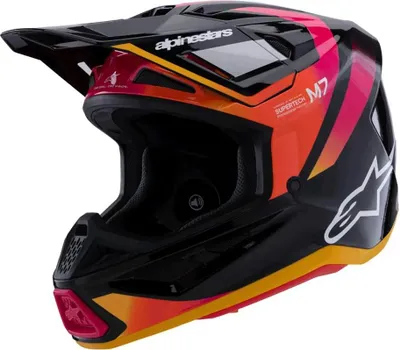 Produktbild von Alpinestars S-m7 Rise Ece22.06 Offroad-helm Schwarz M Schwarz M