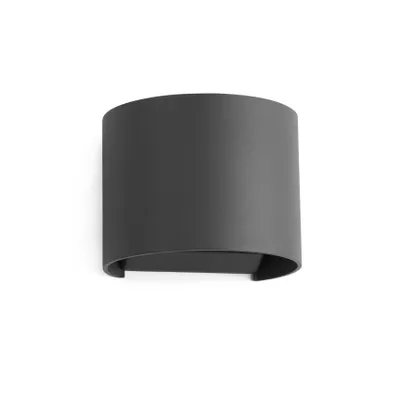 Produktbild von Faro 70687, Wandbeleuchtung für den Außenbereich, Dunkles Grau, Aluminium, IP54, I, 3 W
