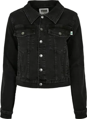 Produktbild von Urban Classics Ladies Organic Denim Jacke black washed - 5XL