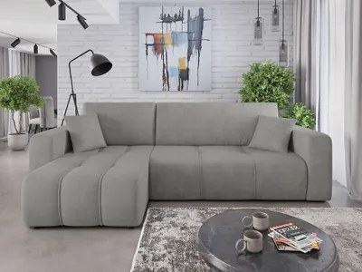 Produktbild von Couchgarnitur Sofa Sofagarnitur ALICE in L Form mit Schlaffunktion und Bettkasten Wohnlandschaft Polsterecke Polstergarnitur Couch