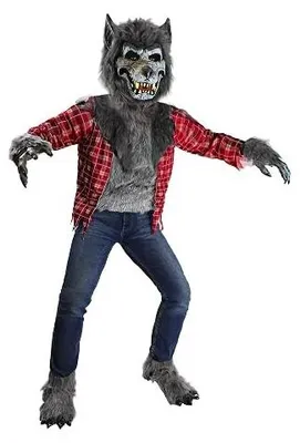 Zdjęcie produktu dla Kostium wilkołaka z maską dla dzieci strój halloween wilka