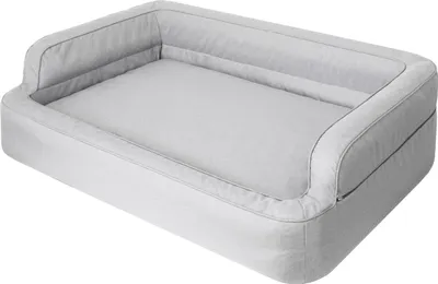 Image de Lit pour chien, meubles pour animaux, lit pour chat, housse amovible, panier pour chien, coussin pour chien, couchette pour chien, couchage, canapé pour chien, cendres, XL : 96x62 cm