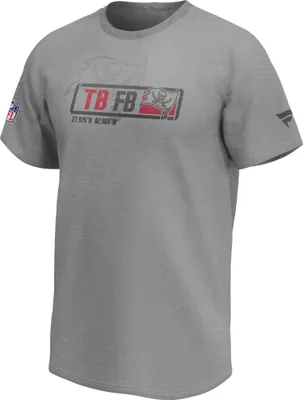 Produktbild von NFL T-Shirt Tampa Bay Buccaneers Iconic Tri-Code Trainer Logo Football Shirt grau (L)