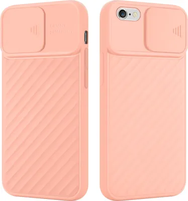 Produktbild von Cadorabo Hülle für Apple iPhone 6 / 6S Schutzhülle in Rosa TPU Cover Etui Kameraschutz