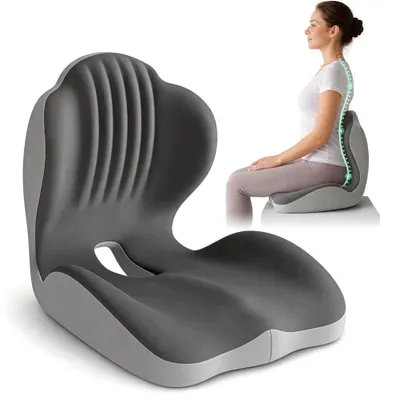 Obrázek produktu pro Ergonomická sedací podložka do kancelářské židle s opěradlem pro zmírnění bolesti