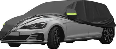 Image de Bâche Voiture Imperméable Extérieur avec Fermeture pour VW Golf 2003-2022 Housse de Protection Voiture Anti-UV