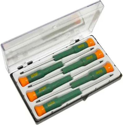 Immagine prodotto di Set di 6 cacciaviti Torx di precisione djmt