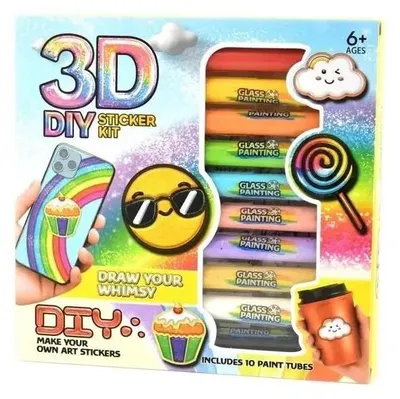 Obrázok produktu pre Fixky na 3D maľovanie – 10 farieb + šablóny – Robe