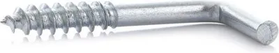 Produktbild von 8 Schraubhaken 30 x 3 mm L-Haken L-10 mm Winkelhaken Haken Verzinkt
