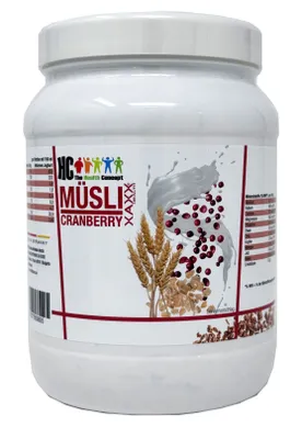 Produktbild von XAXX HC BODY CONTROL MÜSLI Cranberry 600 g, Laktosefrei