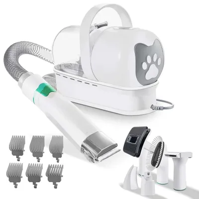Produktbild von Hunde-Pflegestaubsauger - Fellpflege-Set - Set A - 1-l-Haarbehälter - Hundebürste - Zur Haarentfernung