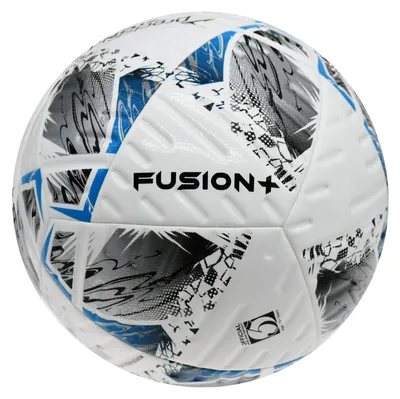 Produktbild von Precision Fußball Fusion+ FIFA Trainingsball Größe 5 weiß silber schwarz