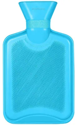 Produktbild von Wärmflasche Mini 1L Naturkautschuk Blau