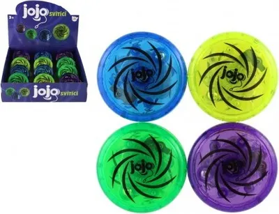Produktbild von Jojo Kunststoff 6cm batteriebetrieben - Farbenmix