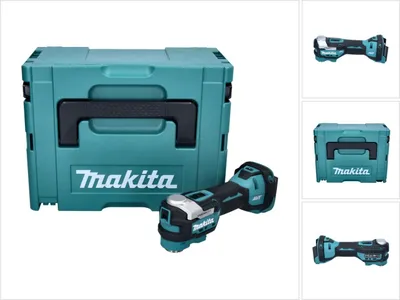 Produktbild von Makita DTM 52 ZJ Akku Multifunktionswerkzeug 18 V Starlock Max Brushless + Makpac - ohne Akku, ohne Ladegerät