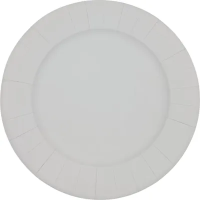 Produktbild von 50 Pappteller rund FF Ø 28 x 2 cm weiß Snackteller Imbissteller Kuchenteller
