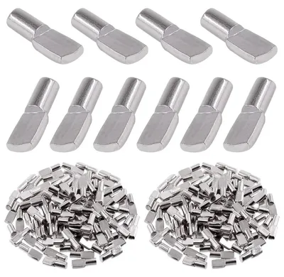 Image de Support métallique nickelé de 5 mm, forme cuillère, boîte de 120 pièces
