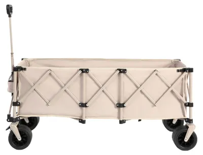 Image de Chariot de jardin - Remorque de jardin - Chariot de jardin - Brouette - Chariot de transport - Pliable - Roues tout-terrain