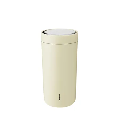 Produktbild von Stelton Thermobecher To Go Click, Edelstahl, Kunststoff, Mellow Yellow, 400 ml, 685-46