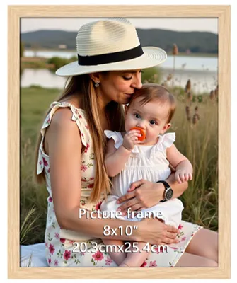 Image de Cadre photo Ditwis, dimensions 20x25 cm, en bois, idéal pour les photos et images de 25x20 cm