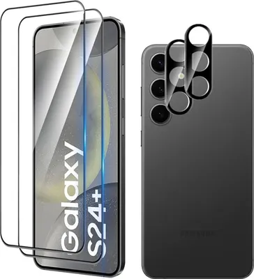 Produktbild von 2X Schutzglas für Samsung Galaxy S24 Plus Panzerfolie Display Kamera Full 9H Schutz