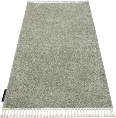 Produktbild von Teppich BERBER 9000 grün Franse berber marokkanisch shaggy Grün 80x150 cm