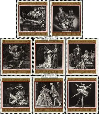 Produktbild von Briefmarken Österreich 1969 Mi 1294-1301 (kompl.Ausg.) postfrisch Wiener Staatsoper