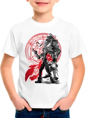 Produktbild von style3 Edward + Alphonse Kinder T-Shirt fullmetal japan anime cosplay roy brotherhood
