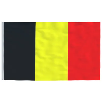 Image de vidaXL Drapeau de la Belgique 90x150 cm