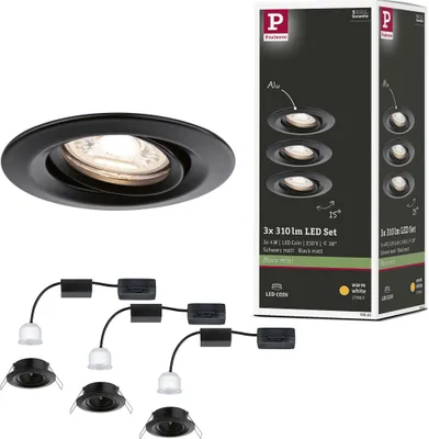Image de Paulmann LED encastré Nova Mini Set de base orientable