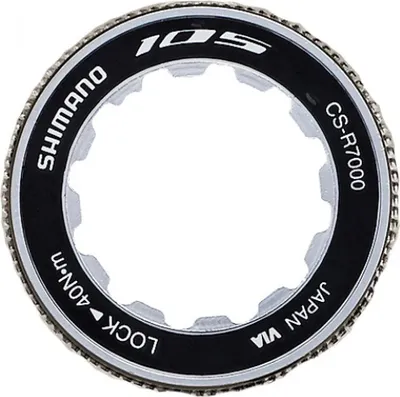 Image de Bague de fermeture Shimano pour cassettes de vélo de course Shimano, Compatible avec:CS-R7000, Montage:-