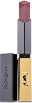 Produktbild von Yves Saint Laurent Rouge Pur Couture The Slim, Violett, Peculiar Pink, 1 Farben, Matte, Creme, AQUA / WATER ● DIMETHICONE ● ISODODECANE ●BUTYLENE GLYCOL ● SYNTHETIC FLUORPHLOGOPITE ●...