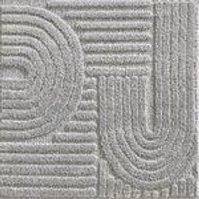 Produktbild von Hochflor Teppich Wohnzimmer Küchenteppich Schlafzimmer Flur Skandi Boho Teppich 3D Design Flauschig Weich , Größe : 280 x 370 cm , Farbe : Silber