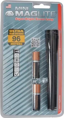 Productafbeelding van Maglite Mini, zwart, AA, 14,6 cm, 107,16 gram (3,78 ounce)