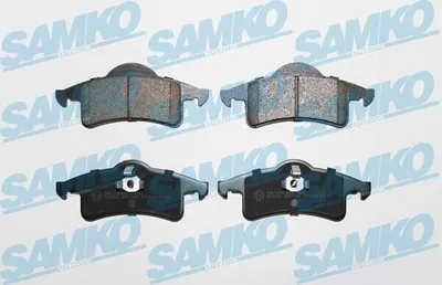 Produktbild von SAMKO Bremsbeläge Satz Hinten Bremsklötze für JEEP GRAND CHEROKEE II (WJ, WG) 5SP1354