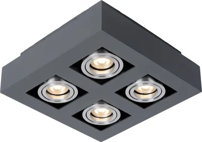 Immagine prodotto di Casemiro Italux nero apparecchio mobile a plafone IT8002S4-BK/AL