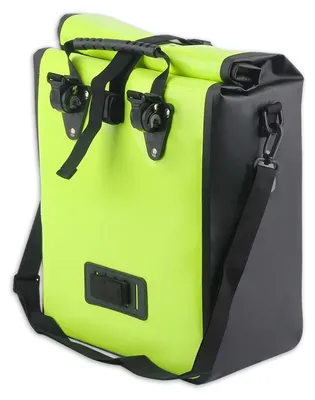 Image de Sacoche pour vélo électrique Lynx Vally XL 21 L. Jaune fluo