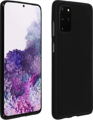 Produktbild von Avizar, Gelhülle (frosted) für Samsung Galaxy S20 Plus, Schwarz