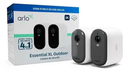 Produktbild von ARLO Essential XL - 2. Generation - Netzwerk-Überwachungskamera - Innenbereich, Außenbereich - wetterbeständig - Farbe (Tag&Nacht)