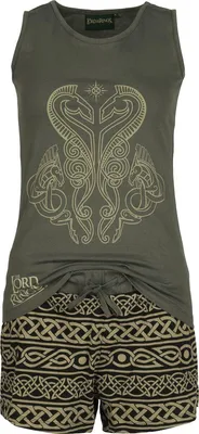 Produktbild von Der Herr der Ringe Schlafanzug Damen Rohan multicolor M