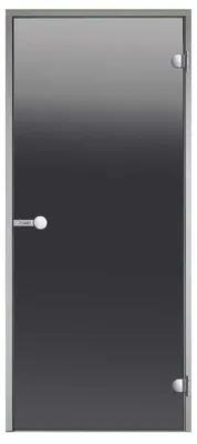 Immagine prodotto di Porta per sauna Harvia Line - Alluminio / Vetro grigio / 70 x 190