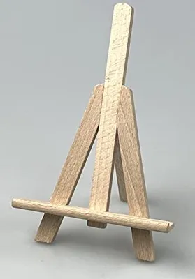 Produktbild von bas 5 x Mini Holz Staffelei Halterung Staffelei Foto Memo Halter Platzkartenhalter
