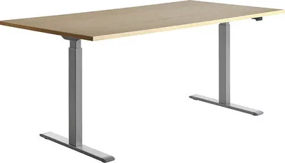 Produktbild von Topstar Sitz-/Steh-Schreibtisch, (B)1.800 mm elekt. höhenverstellbar Ahorn