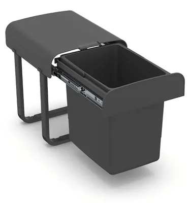 Produktbild von EKOTECH Abfallsammler ALADIN 40 mit 15 Liter Füllvolumen für 40 cm Schrankbreite, Kunststoff Oriongrau