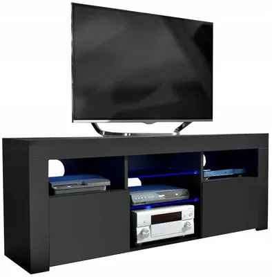 Produktbild von RTV-Sideboard 145 cm modern schwarz matt